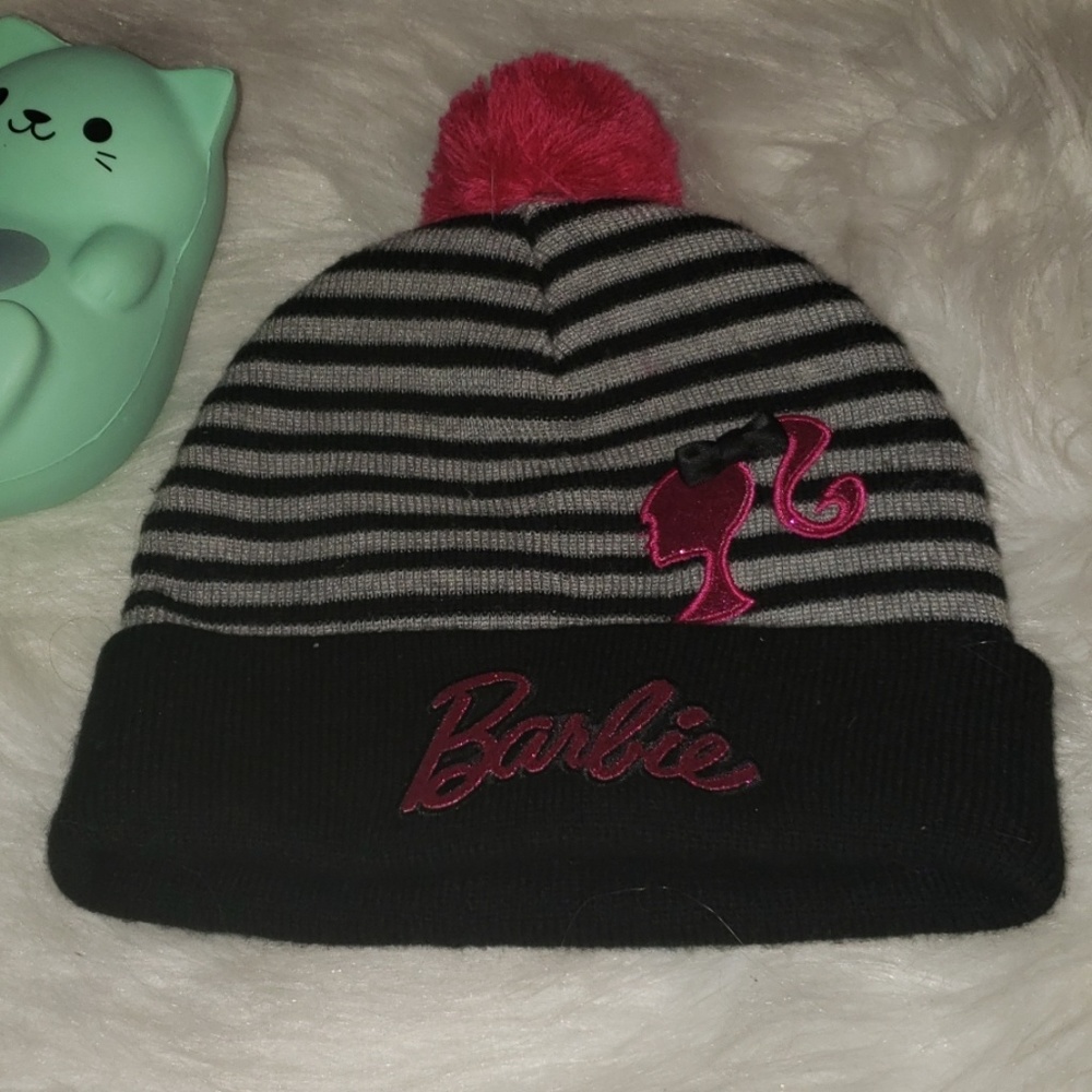 Barbie beanie.